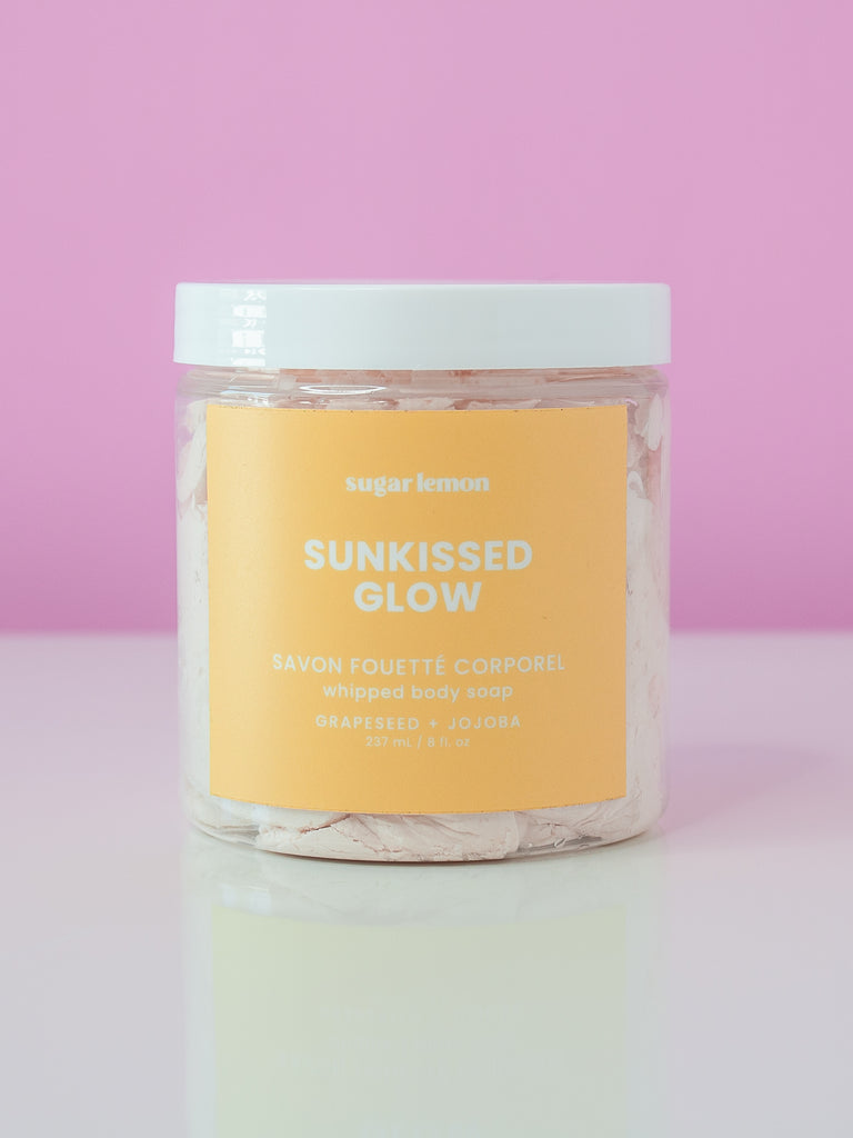 SUNKISSED GLOW whipped soap