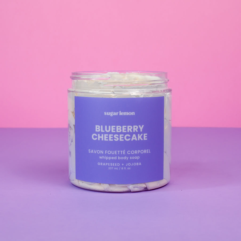 BLUEBERRY CHEESECAKE Whipped Soap